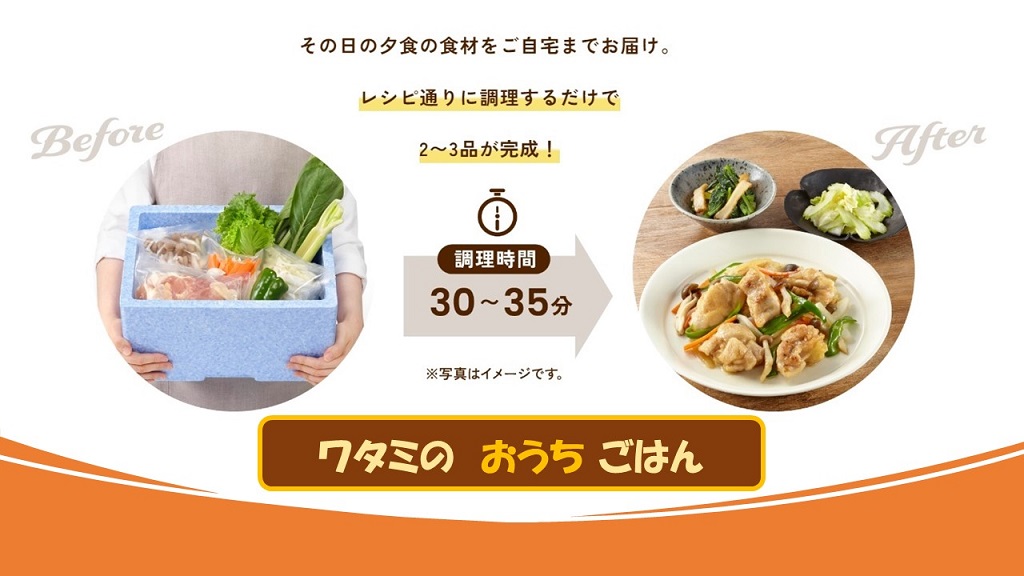 ワタミの宅食おすすめおうちごはんの時短イメージ
